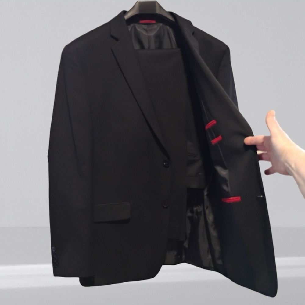 Alfani Formal Suit Blazer Pants And Suspenders! 42R- 32W/30L​​